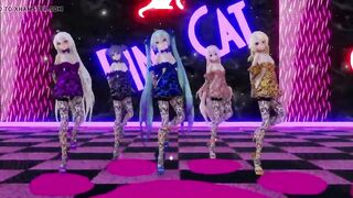 MMD 7 - 3 SIX Pink Cat