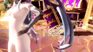 Sexy Hatsune Miku nude dance Ghost Rule