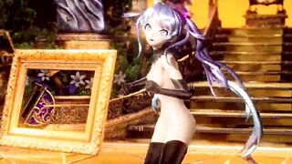 Sexy Hatsune Miku nude dance Ghost Rule