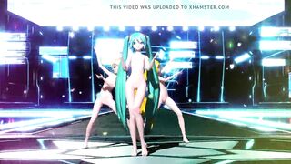 Miku Rin Luka Meiko Neru Haku sexy nude dance