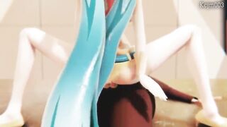 MMD R-18 Miku Sweet Devil