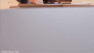 Big dick tranny fucks white girl - animation