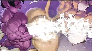 Esthen x Kyria Hard muscle fuck cum version