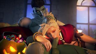 Sombra Sucked Off By Mercy
