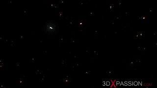 Sexy sci-fi android fucking hot horny girl in space station