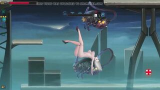 Dark Star act hentai game gameplay . Cute girl in sex
