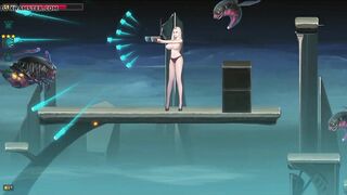 Dark Star act hentai game gameplay . Cute girl in sex