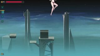Dark Star act hentai game gameplay . Cute girl in sex
