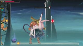 Dark Star act hentai game gameplay . Cute girl in sex