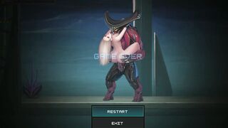 Dark Star act hentai game gameplay . Cute girl in sex