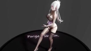 MMD haku black silk