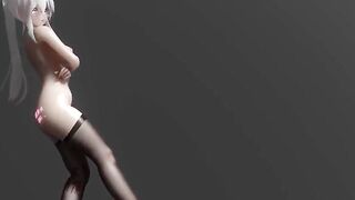 MMD haku black silk