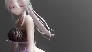 MMD haku black silk