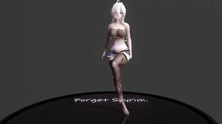 MMD haku black silk