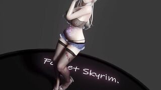 MMD haku black silk