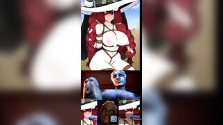 Liara and Samara Gangbang and Bukkake Irene Belserion