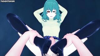 Tokyo Ghoul Eto Yoshimura Gives You A Footjob Hentai POV