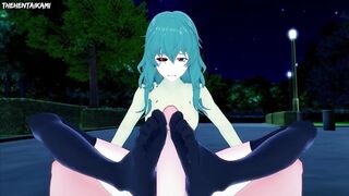 Tokyo Ghoul Eto Yoshimura Gives You A Footjob Hentai POV