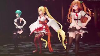Mmd R-18 Anime Girls Sexy Dancing Clip 331