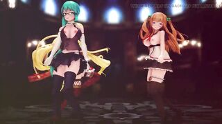 Mmd R-18 Anime Girls Sexy Dancing Clip 331