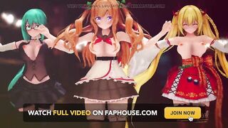 Mmd R-18 Anime Girls Sexy Dancing Clip 331