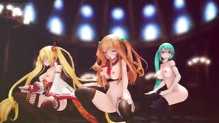Mmd R-18 Anime Girls Sexy Dancing Clip 331