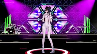 3D Hot Asian Dancer Got Fucked by Two Big Cock Stranger