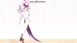 【MMD R-18】The sexy Bronya Zaychik from Honkai Impact dances Mister