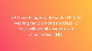 39 Nude Images of Most Beautiful Elf Girls Wearing Red Diamond Neckless - 5