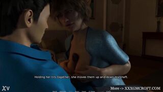 She holding her tits together and moves them... | Walkthrough | Best Pornscenes