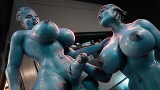 Futa Samara And Futa Morinth Have Some Fun!