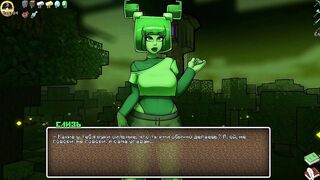 Minecraft Porn. HornyCraft. ALL SEX SCENES with SlimeGirl [0.21]