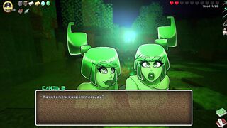 Minecraft Porn. HornyCraft. ALL SEX SCENES with SlimeGirl [0.21]