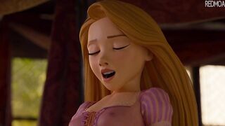 rapunzel cowgirl with flynn. tangled