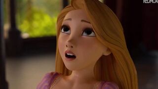rapunzel cowgirl with flynn. tangled