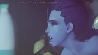 Overwatch Widow Tied up and Fucked Hard