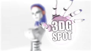3DGSPOT - Horny Cheerleader Masturbates Her Tiny Pussy And Gets Two Orgams! 3D ANIMATION!