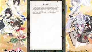 Queen's Blade Limit Break x Senran Kagura New Link Collab Hanzo's Successor Asuka Fanservice