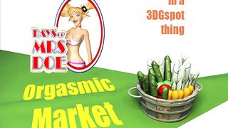 Teen Girl Tries Vegetables With Her Ass And Pussy!