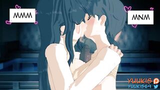 Corto de komi y su mamá lamiendo polla