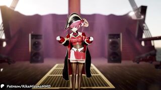 Houshou Marine - Satisfaction 【MMD R-18】| Vtuber MMD
