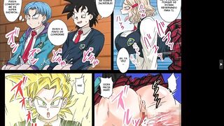 goten y trunks le dan una buena follada al caliente coño de mai xxx dbs