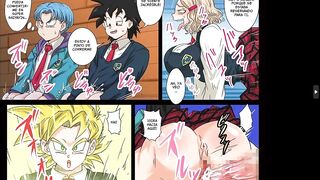 goten y trunks le dan una buena follada al caliente coño de mai xxx dbs