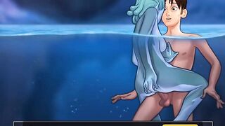 Summertime Saga - Cookie Jar - All Sex Scenes Only - Aqua #1 Part 43