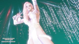 [MMD] (G)I-DLE) - HWAA Seraphine Sexy Kpop Dance League of Legends Hentai Uncensored 4K 60FPS