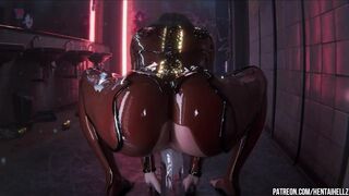 stlellar blade eve likes to use a dildo to cum