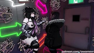 Hot Goth Girl Being a Bully Until She Gets Fucked Silly by a Futa