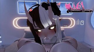 Vr | POV succubus seduces you in her room