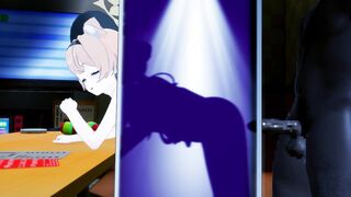 【ブルアカ】伊落マリー　モーション + ダメージボイス　3Dエロアニメ　sex　blue archive marie