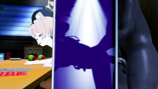 【ブルアカ】伊落マリー　モーション + ダメージボイス　3Dエロアニメ　sex　blue archive marie